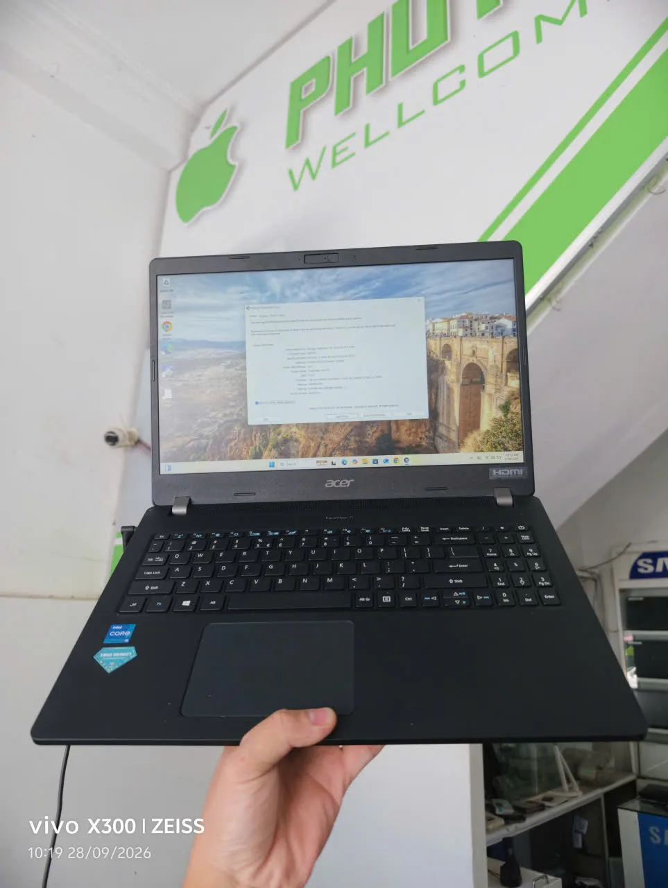 ACER TRAVELMATE P215-52 CORE 15-1135G7, RAM4 /256G SSD — ảnh 3