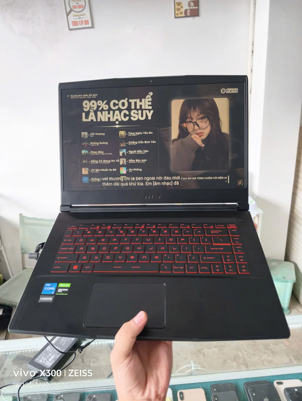 MSI GF63 THIN11SC i5-11400H/8RAM/512GB PCIE/VGA 4GB GTX1650/15.6 FHD 144HZ/WIN11 — ảnh 4