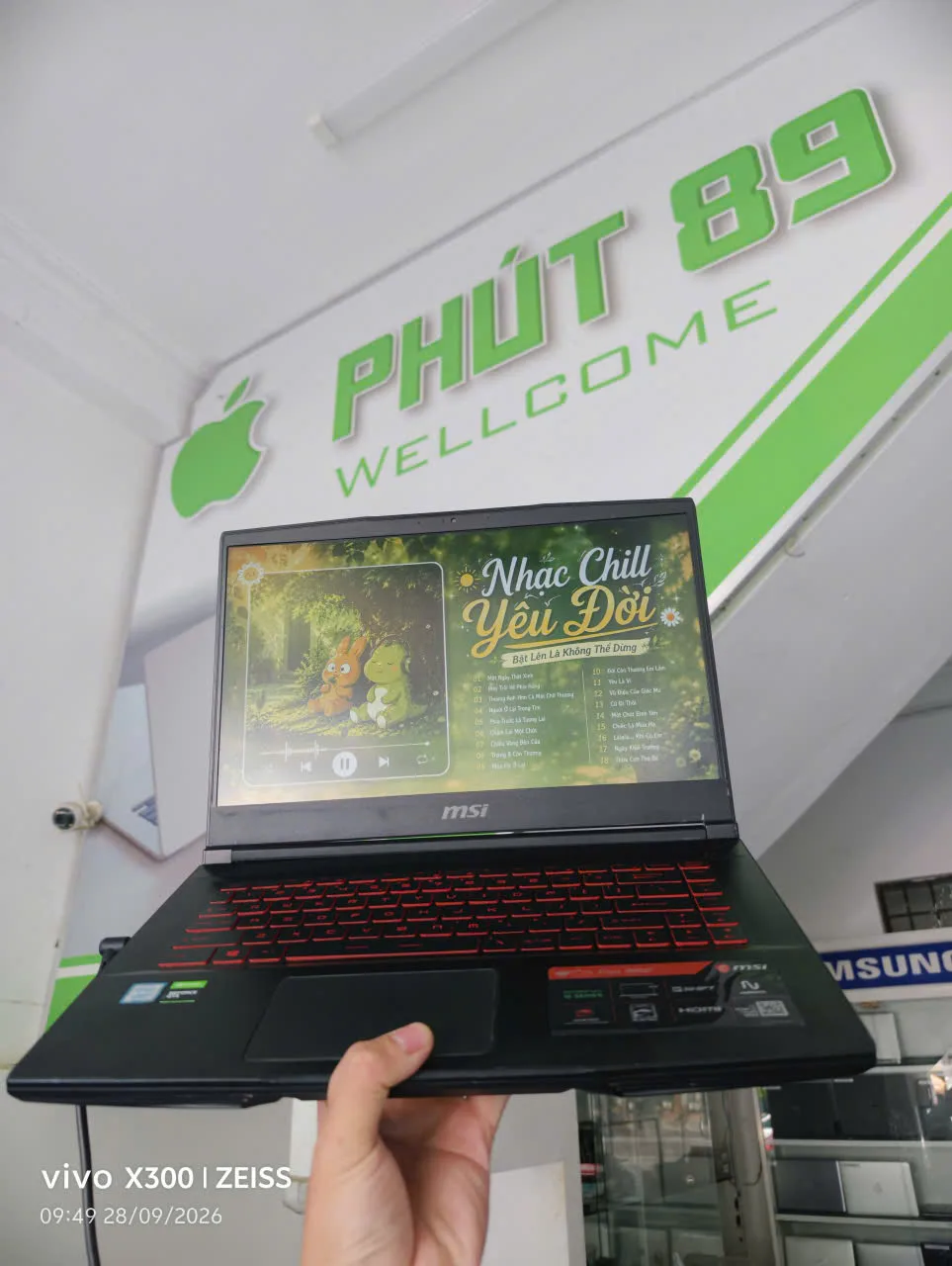 MSI GF63V THIN 9SC 159300H/8GB/ GTX1650/512 SSD — ảnh 4