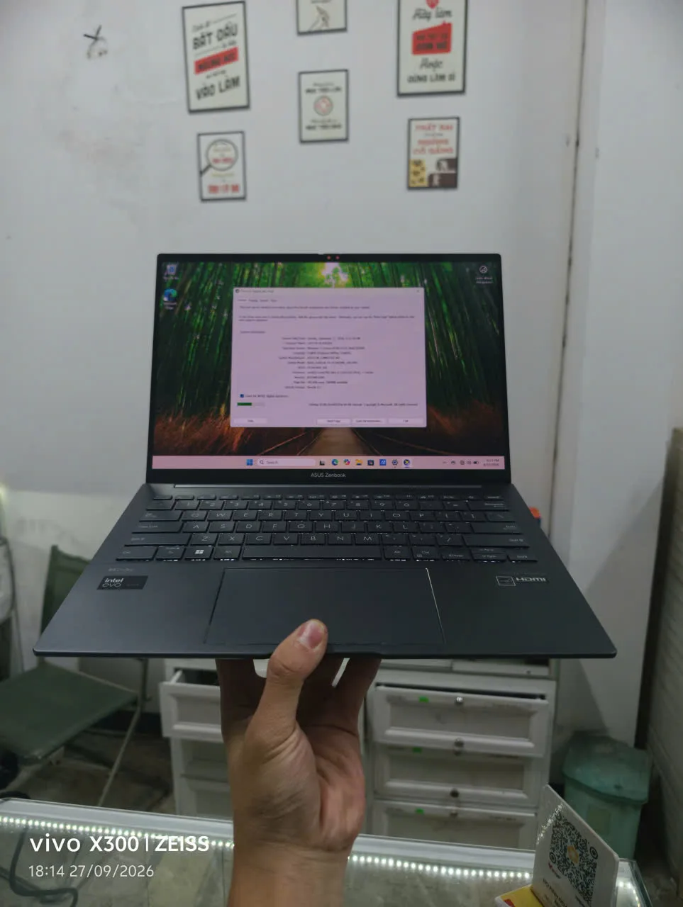 ASUS ZENBOOK 14 UX3405MA CORE UTRA 5 125H 18CPU RAM8/512GB MÀN CẢM ỨNG — ảnh 3