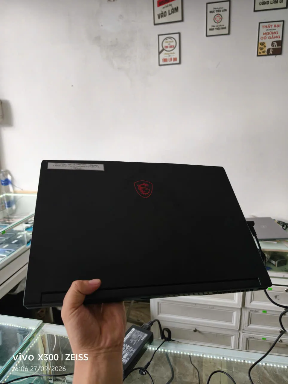 MSI GF63 THIN11SC i5-11400H/8RAM/512GB PCIE/VGA 4GB GTX1650/15.6 FHD 144HZ/WIN11