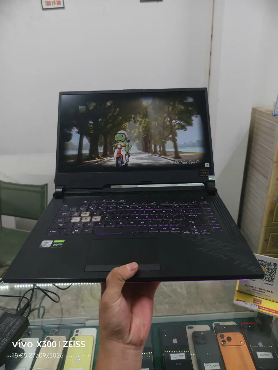 Asus Gaming Rog Strix G512LI i7 10870H 8RAM/512GB GTX1650Ti 4GB — ảnh 5